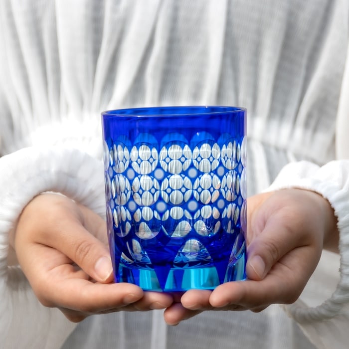 小樽切子 珠玉 特大杯 (木箱付) | 北一硝子 まごころお届け便