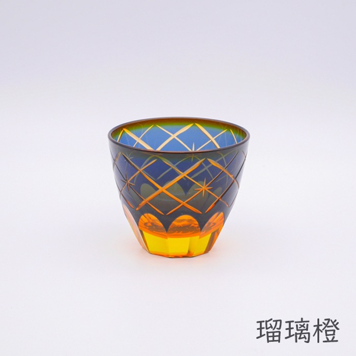 万華鏡 ぐいのみ 犬 | 北一硝子 まごころお届け便