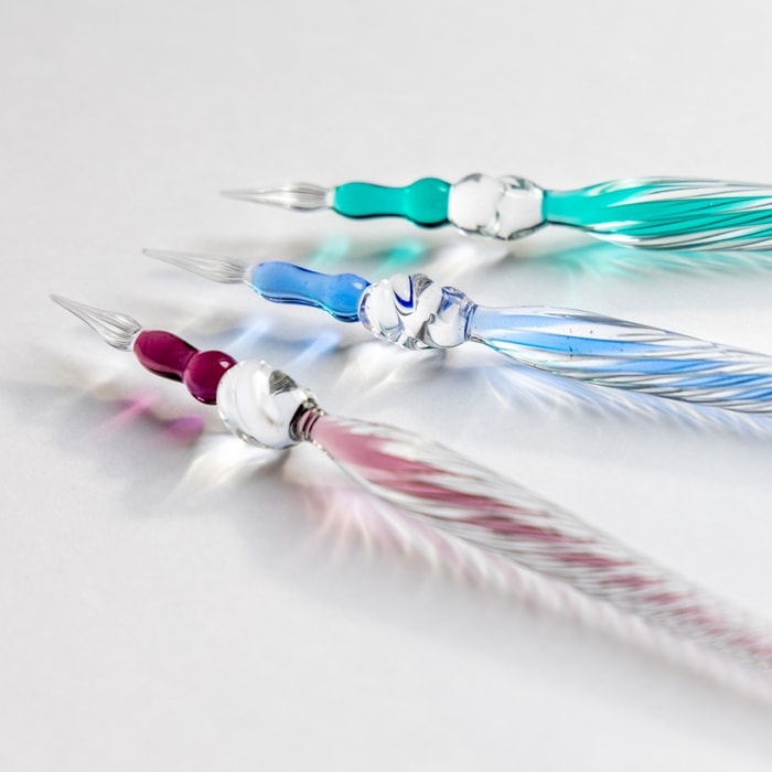 ★新品・送料込★Glasspen TAKETORI 月の鏡 紫色 ガラスペン 8a64e97ca033d89642dd8d187c8426