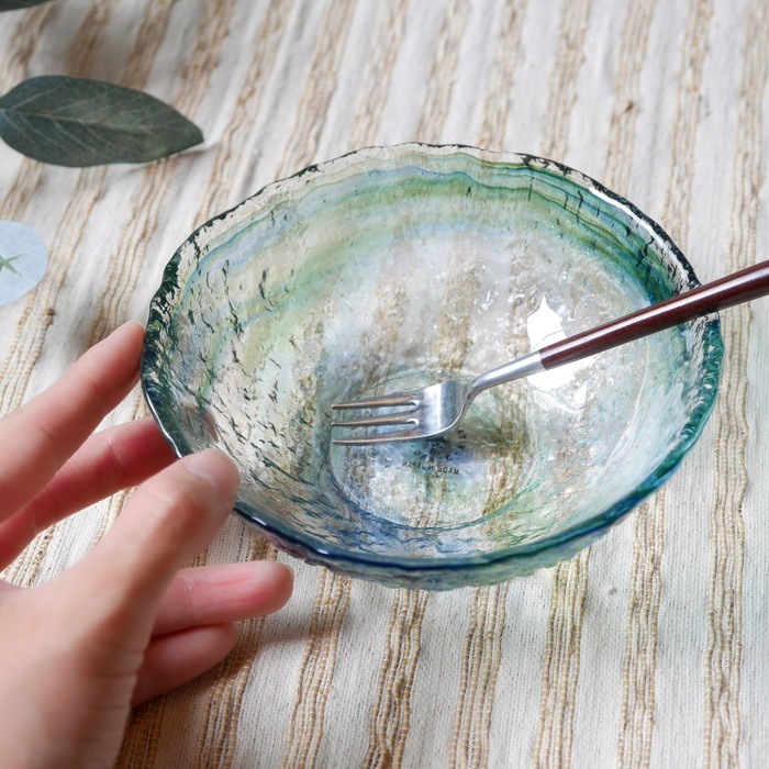 ☆華やぎ ボウル中ペア(木箱付) | 北一硝子 まごころお届け便