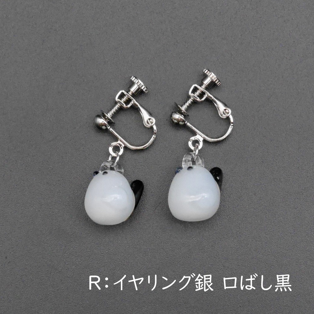 No.1612-A　シマエナガ☆水彩画風☆レジンピアス・イヤリング No.612-A シマエナガ☆水彩画風☆レジンピアス・イヤリング レジン