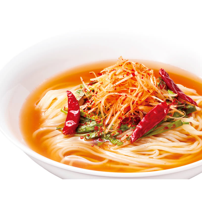 危険レベルのヤバすぎる辛さ！ 【 八幡平地獄谷冷麺 】」｜岩手のそば