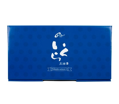 いくら正油漬～ギフト（かつおだし・昆布だし）各180g2個セット