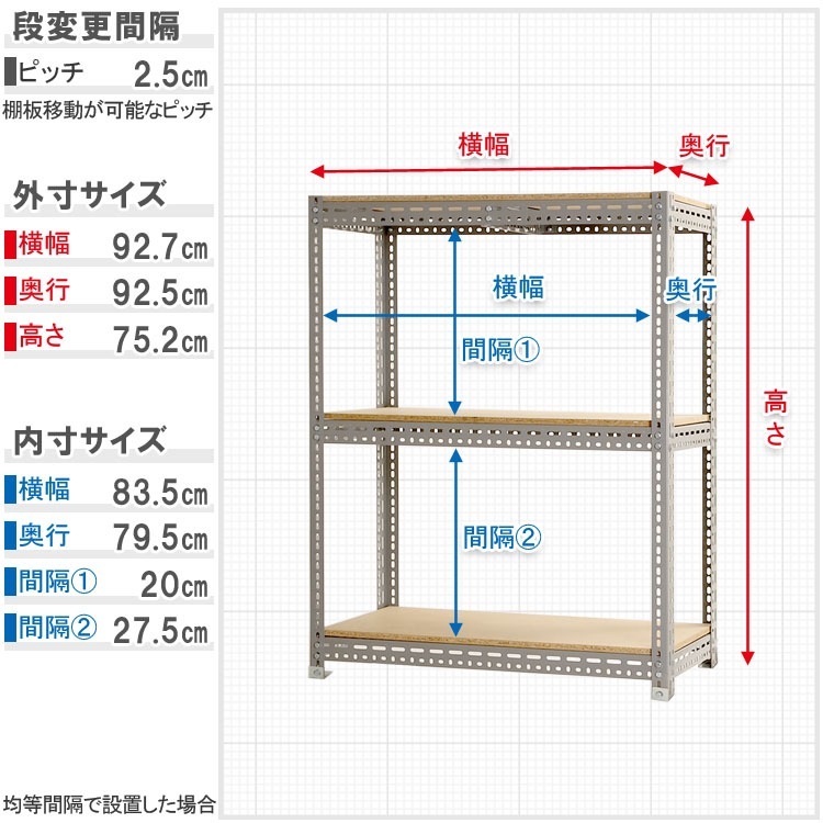 ������̵����<br>�ܡ���ê �ե졼��Τߡ�3��<br>��90�߱���90�߹⤵75cm<br>�ڥ��������å��Υ������ޡ�<br>