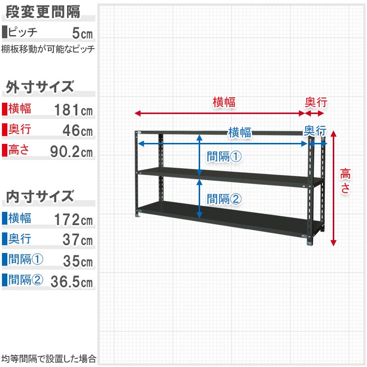 ������̵���ۥϥ󥬡���å�<br>HR-NC-1800-9��3��<br>��180�߱���45�߹⤵90cm<br>�ڥ��������å��Υ������ޡ�<br>