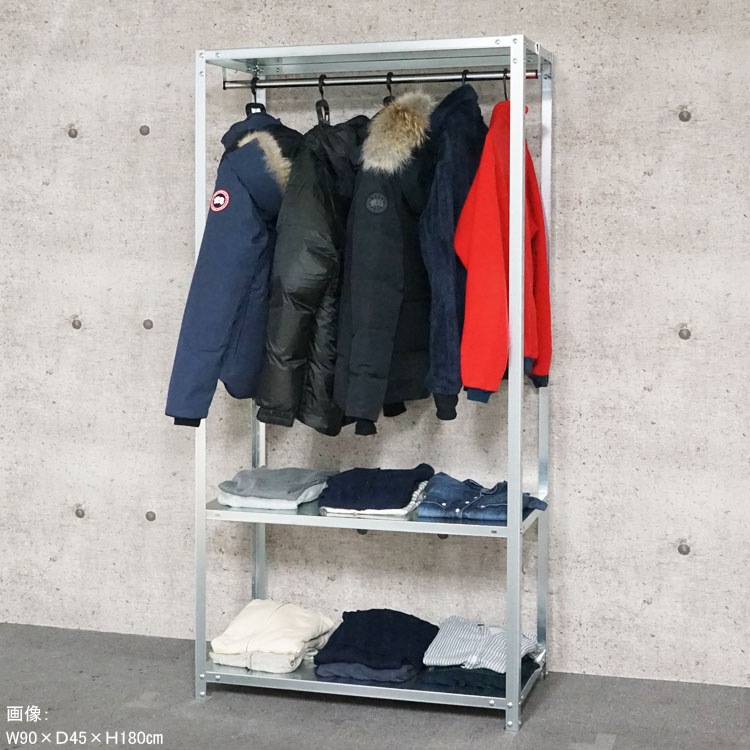 ������̵���ۥϥ󥬡���å�<br>HR-NSTR-467��3��<br>��90�߱���45�߹⤵120cm<br>�ڥ��������å��Υ������ޡ�<br>