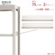 ������̵����<br>����ê�� ��ê��<br>����75cm�� 2����<br>�ڥ��������å��Υ������ޡ�<br>
