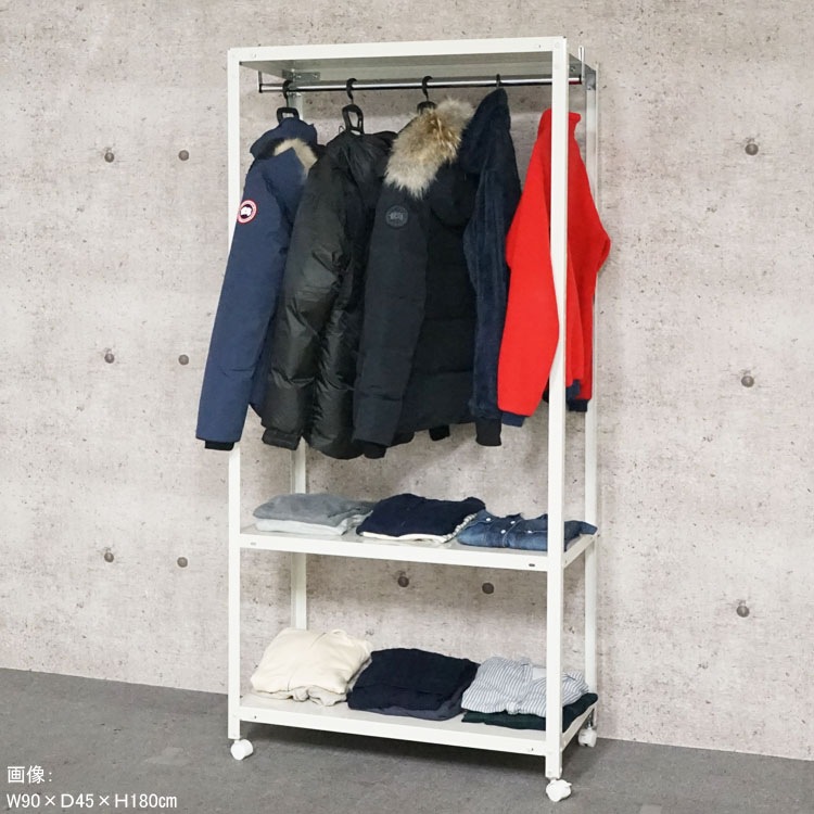 ������̵���ۥϥ󥬡���å�<br>HR-NSTR-K-457��3��<br>��80�߱���45�߹⤵123.5cm<br>�ڥ��������å��Υ������ޡ�<br>