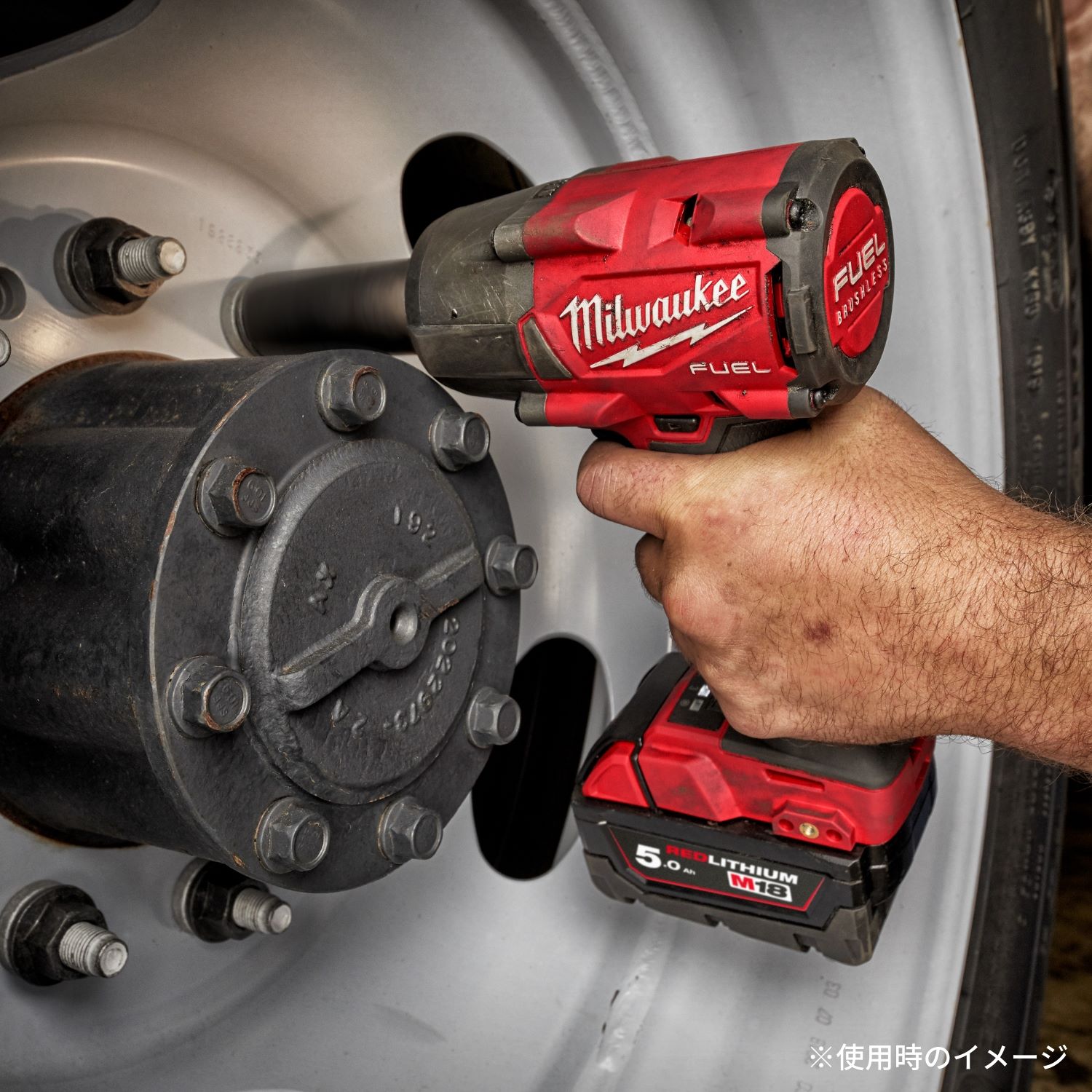 【中古】ミルウォーキー １／２インパクトレンチ745Nm M18FMTIW2F12 バッテリー×1　充電器【ハンズクラフト熊本けやき通り店】【店頭取引限定】 ミルウォーキー M18 FUEL 1/2インチ 745Nm インパクトレンチ（本体+