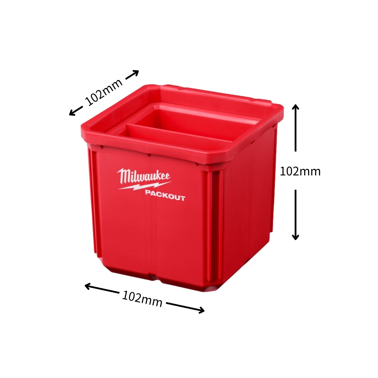 ミルウォーキー PACKOUT 小物収納(102mm × 102mm) 2個セット