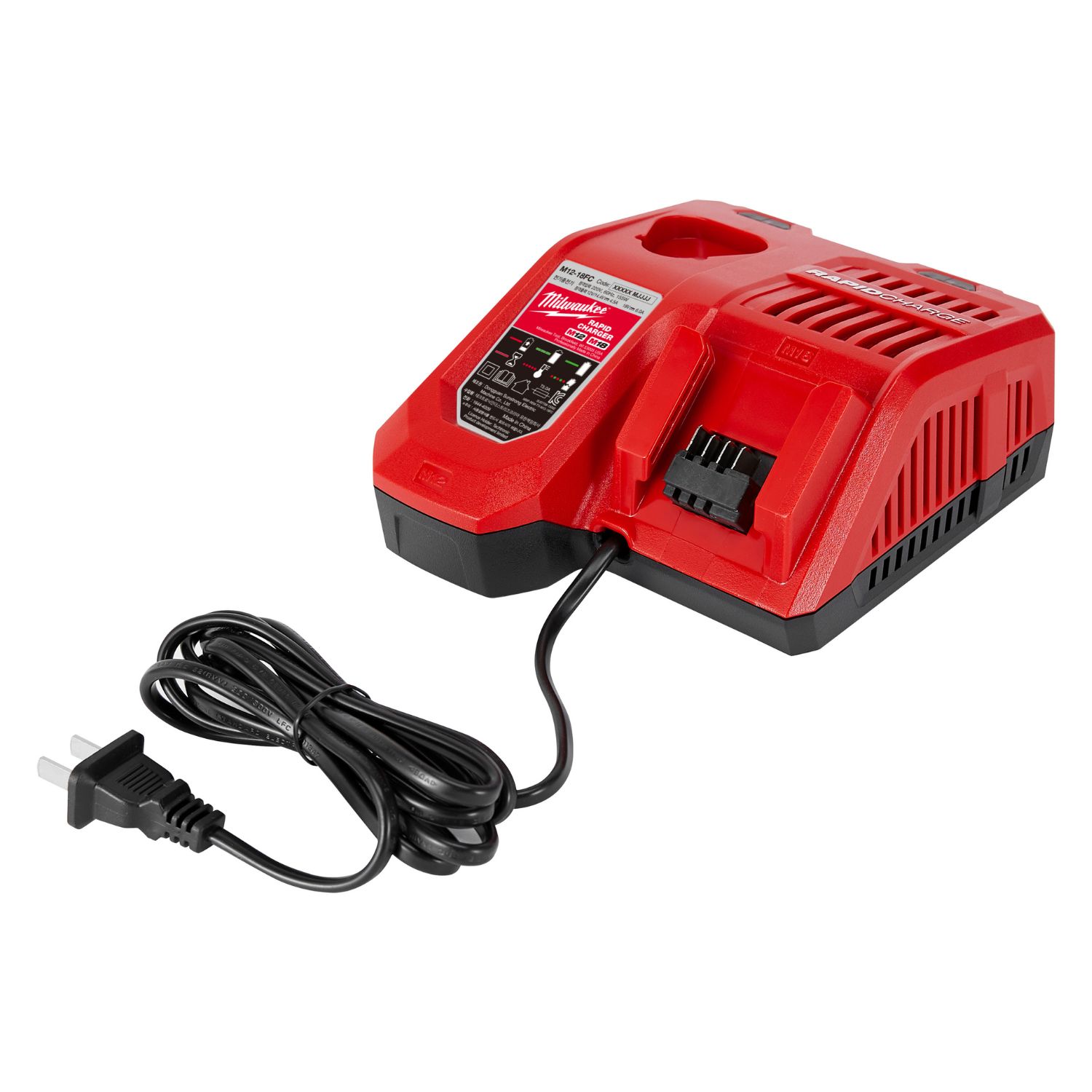 ミルウォーキー M12-M18 充電器