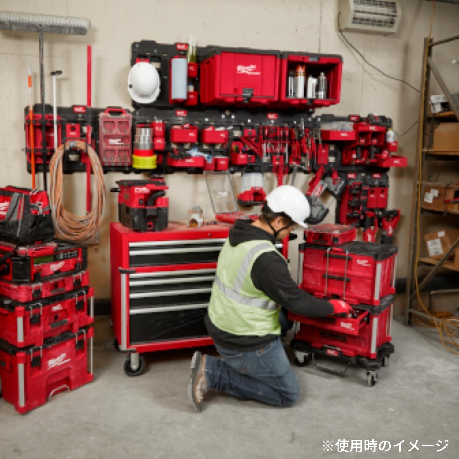 ミルウォーキー PACKOUT ウォールマウンティングプレート(S)