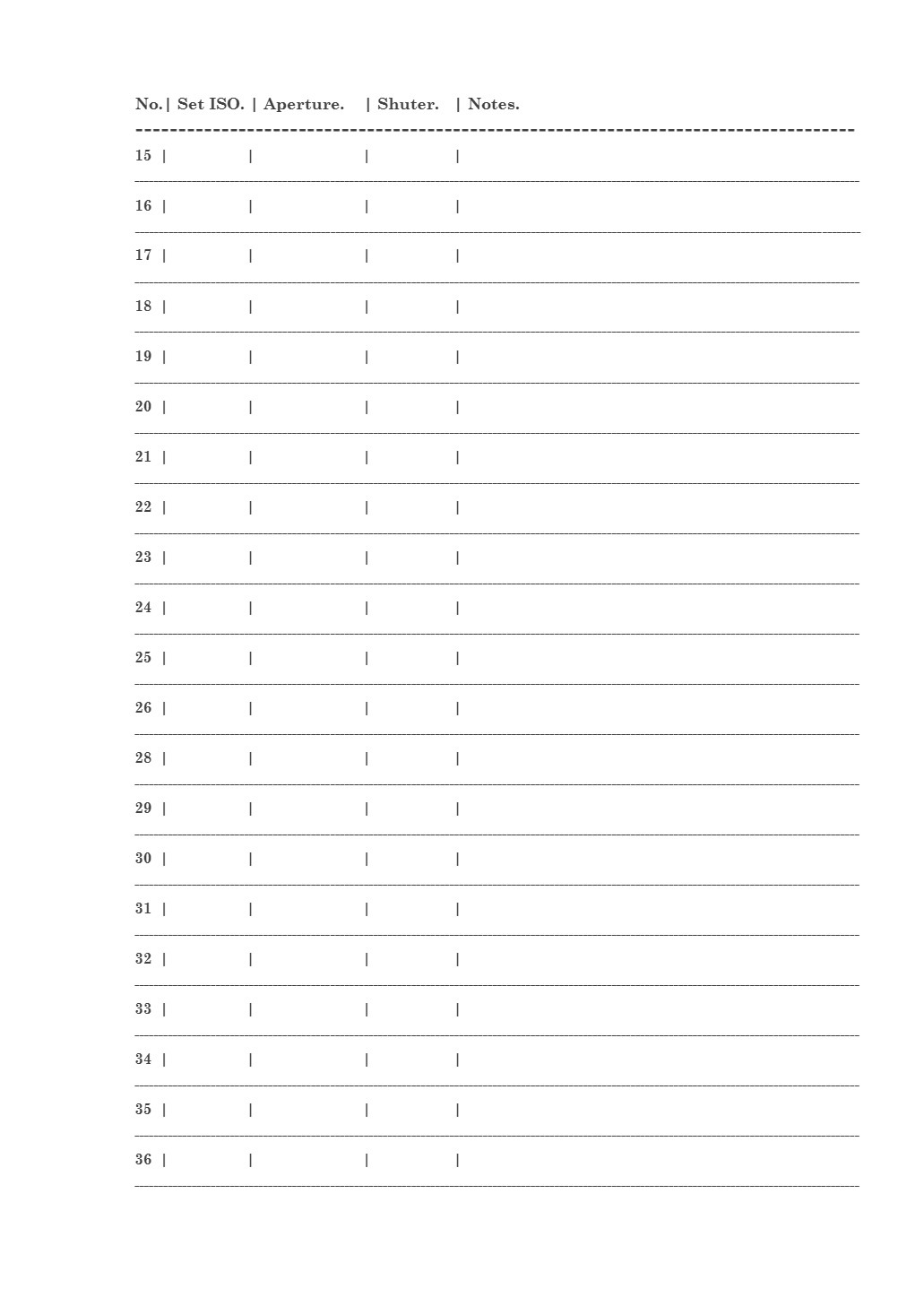�̿� FILM PHOTOGRAPHY NOTE B5 ver.1: �ե����̿����Ƶ�Ͽġ Film Photography Logbook