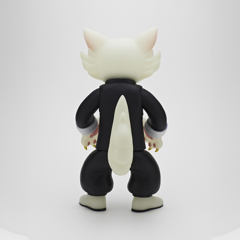 ソフビ／カンフー猫／蓄光 (黒服) | 石黒亜矢子 | キタンクラブショップ