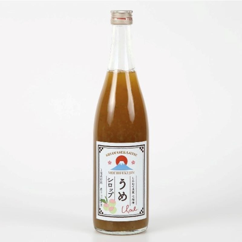 しあわせ果実 七福神うめシロップ（ノンアルコール）710ml