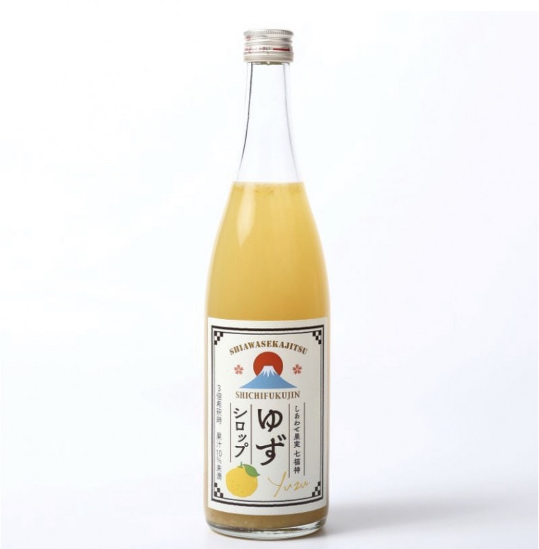 しあわせ果実 七福神ゆずシロップ（ノンアルコール）710ml