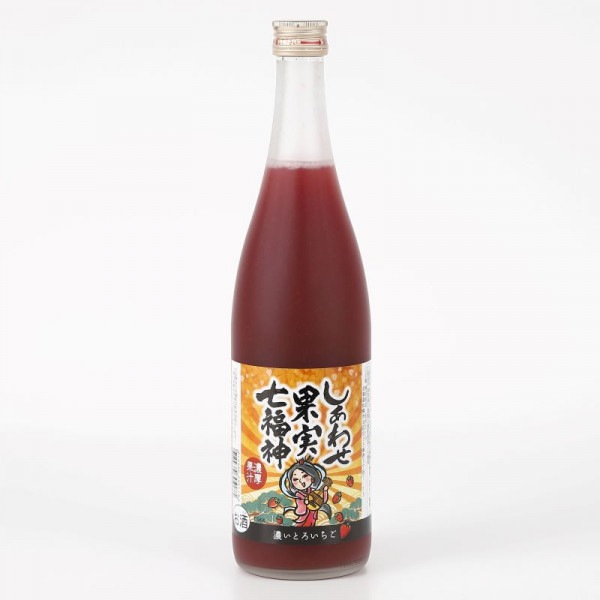 しあわせ果実七福神濃いとろいちご720ml
