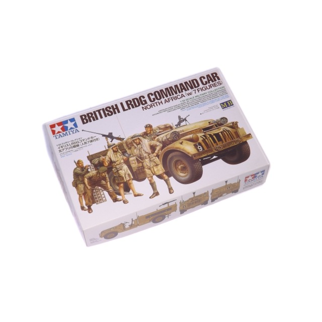 1/35 イギリスLRDG コマンドカー 北アフリカ戦線(人形7体付き) No.07 32407