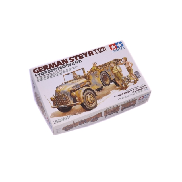 1/35 ドイツ大型軍用乗用車シュタイヤー 1500A/01 アフリカ軍団休息
