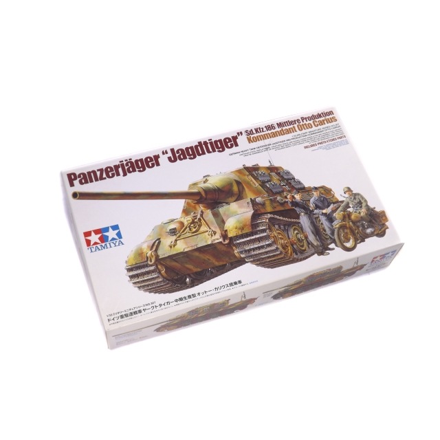 TAMIYA タイガー I 1/35 プラモデル オットーカリウス搭乗車