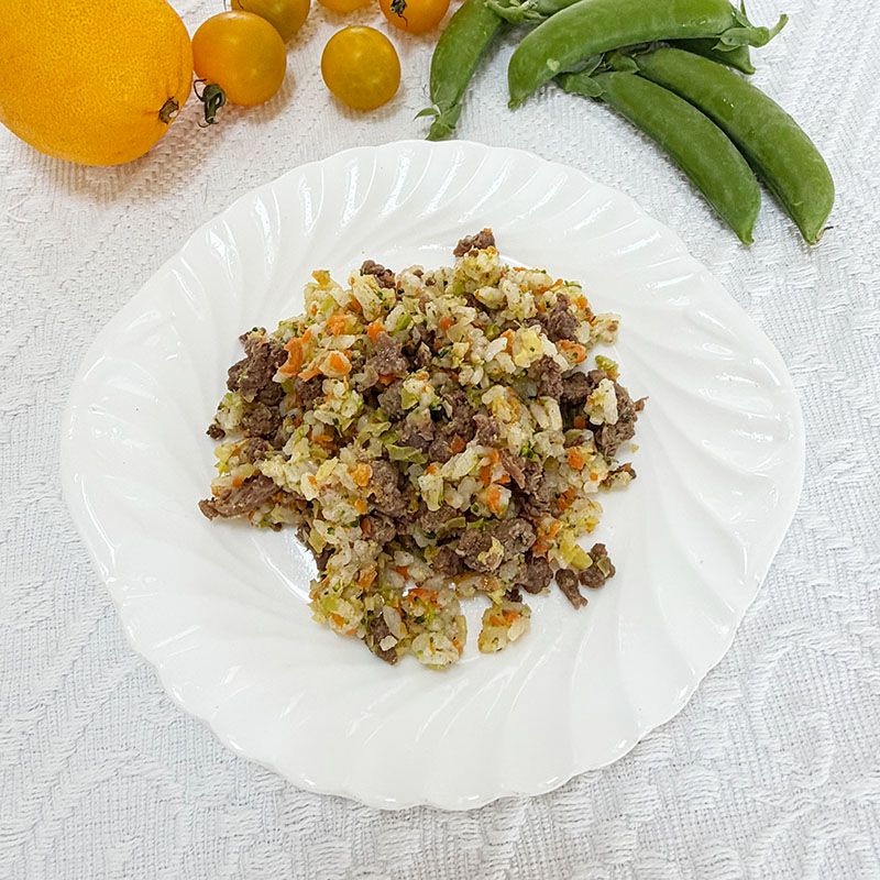 ◇冷凍ごはんシリーズ:馬肉と野菜のソテーごはん