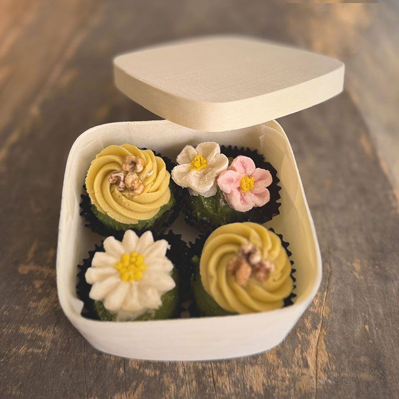 ■おはぎ仕立ての蒸しケーキ