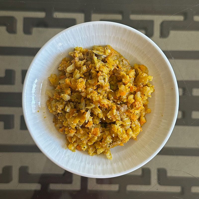 ◇◇馬肉とかぼちゃの豆乳クリーム煮