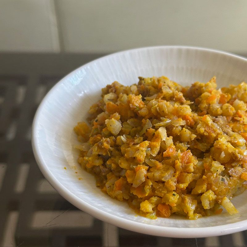 ◇◇馬肉とかぼちゃの豆乳クリーム煮