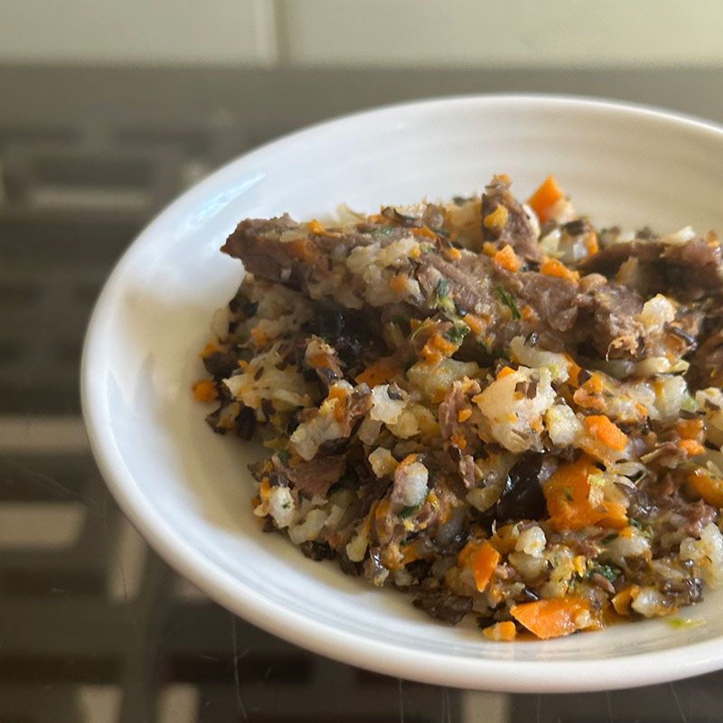 ◇◇鹿肉と山芋の潤いごはん