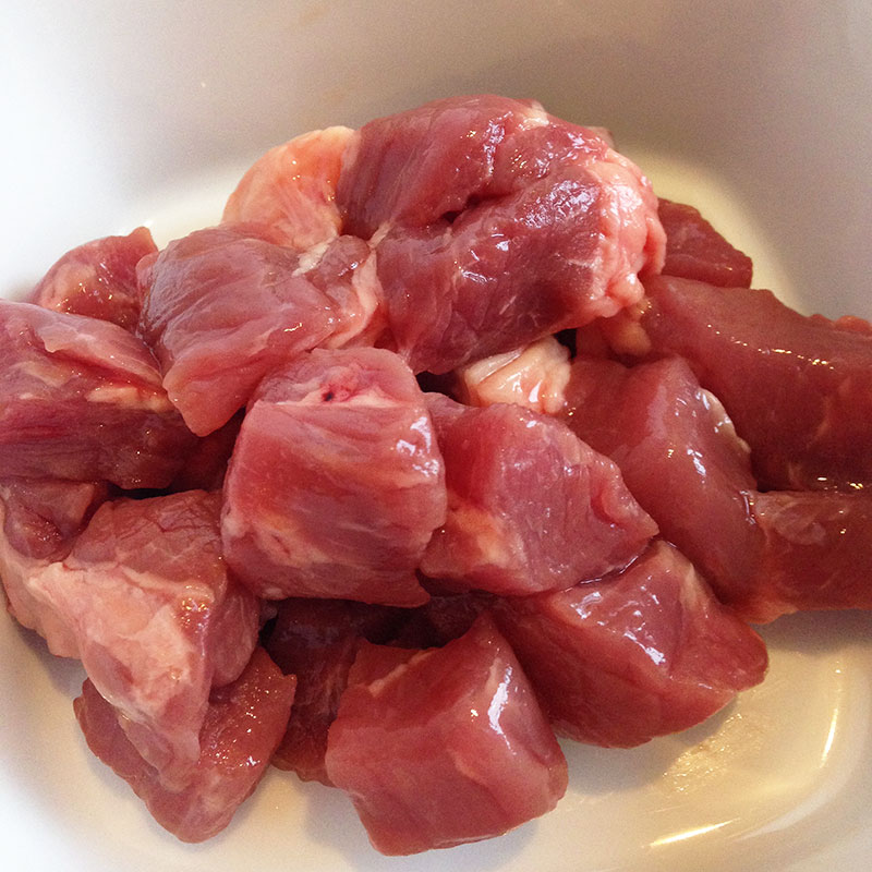 ◇【オージービーフ角切り（牧草育ち）100g】