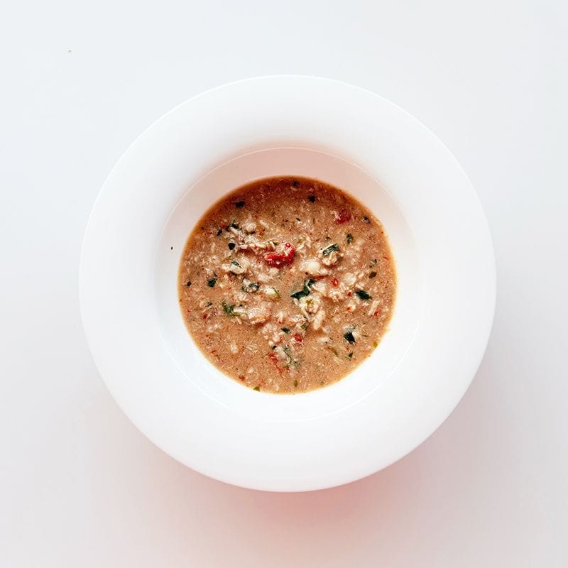 ◇◇鶏肉と豆苗のハトムギ粥