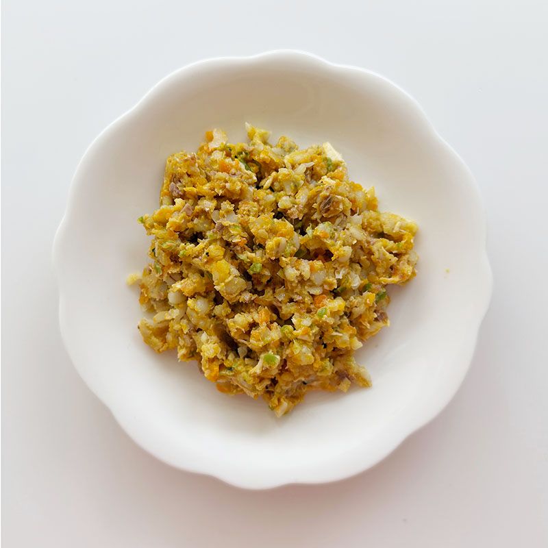 ◇◇胃腸を整える 砂肝と緑黄色野菜の麦ごはん