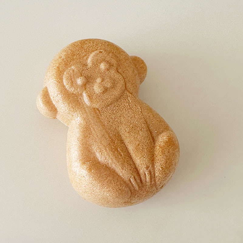 幸せ招きお猿のイチゴぜんざい