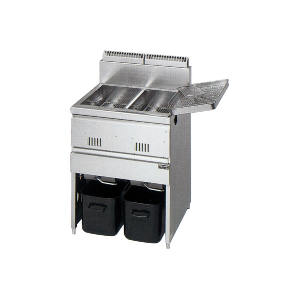 【送料無料】新品!マルゼン 二槽式 フライヤー(13L) MGF-13WK