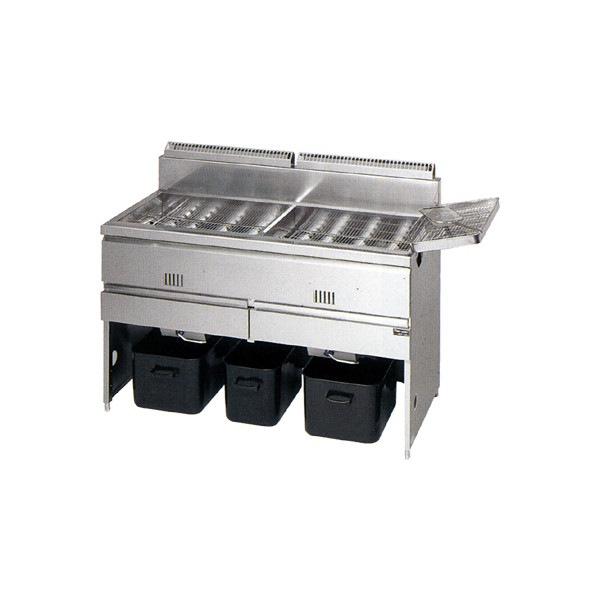 【送料無料】新品!マルゼン 二槽式 フライヤー(30L) MGF-30WJ