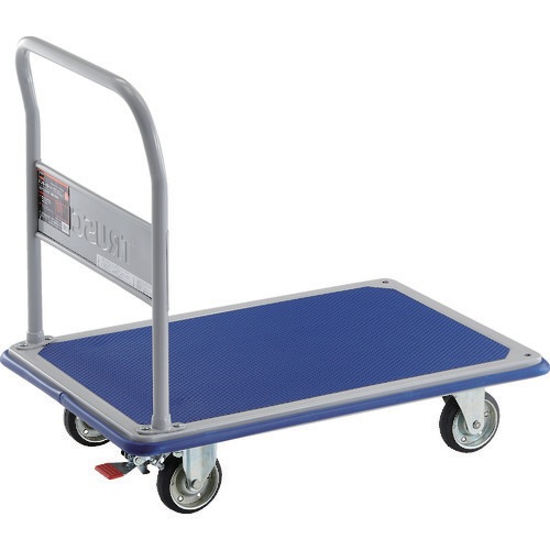 TRUSCO プレス製台車 ドンキーカート 固定式915×615 ストッパー付  