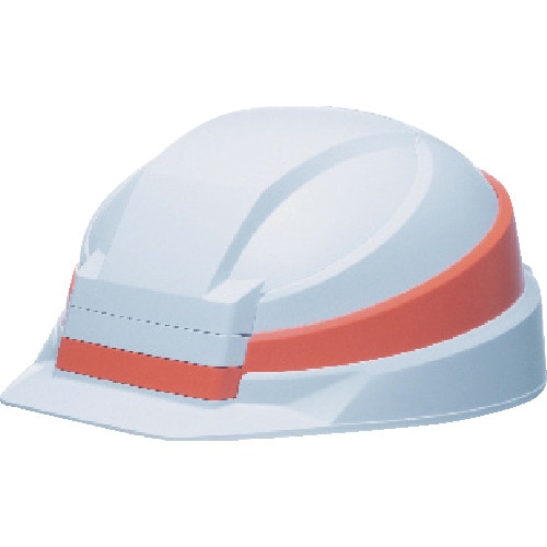 DIC 折りたたみヘルメット IZANO2 ホワイト/オレンジライン KP  