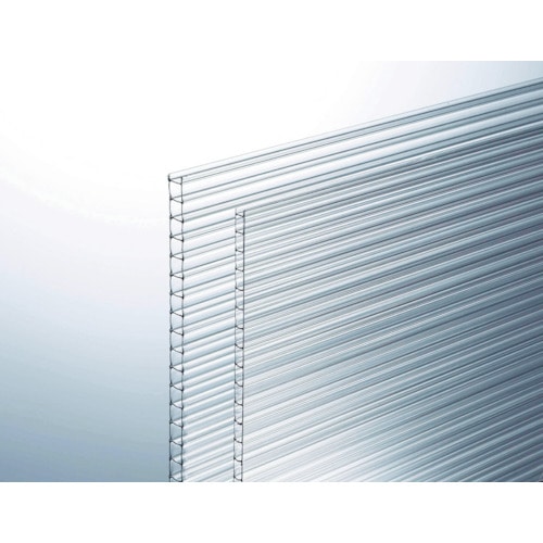 光 ポリカ中空ボード 透明 910×1820×4  5枚