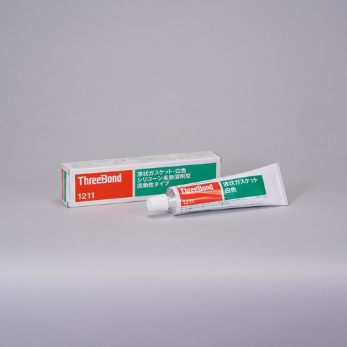 THREEBOND 液状ガスケット TB1211 シリコーン系工業用シール剤 白色 100g 耐熱・耐寒・流動タイプ(1211AA)  20本