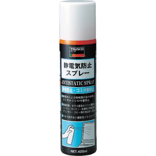 TRUSCO 静電気防止スプレー 420ml  6本