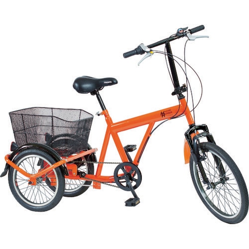 TRUSCO 災害時用ノーパンク三輪自転車 ハザードランナートライ  