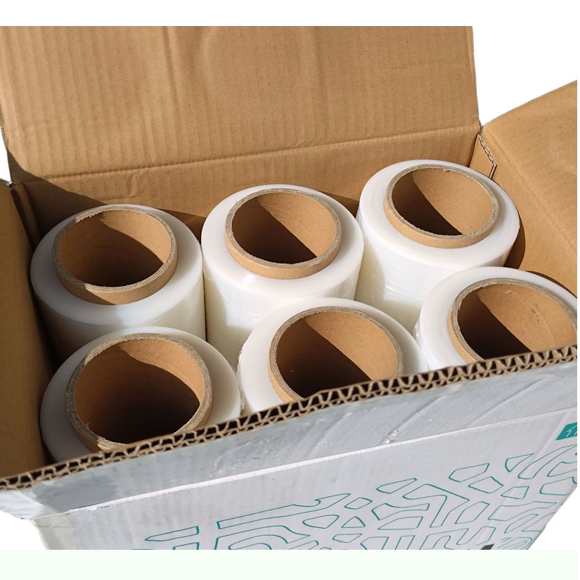 ストレッチフィルム 15μ相当（幅500mm×300m巻）30箱180本入り（1本730円）