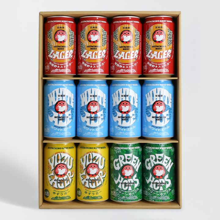 常陸野ネストビール 飲み比べ 12缶セット [CAN-NB61]