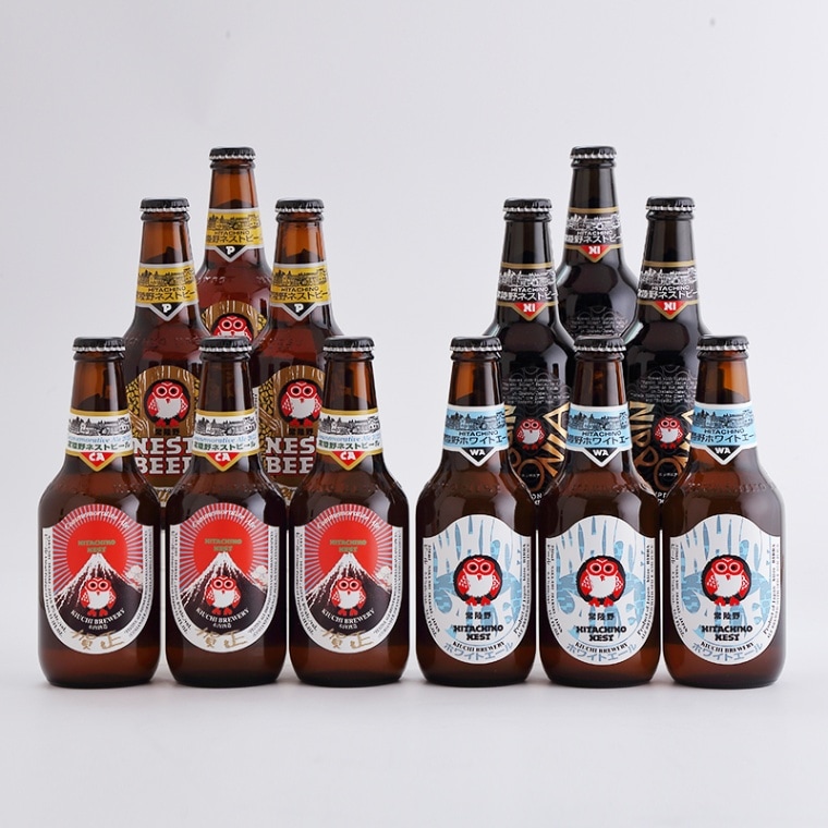 【冬季限定】常陸野ネストビール 賀正エール2026入り 4種飲み比べ 12本セット