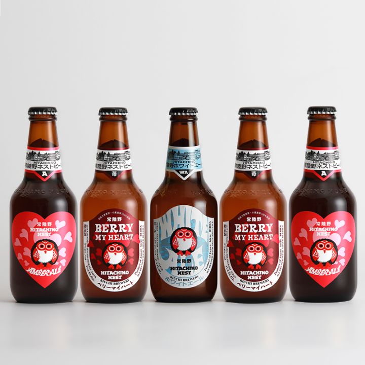 【2026バレンタイン】常陸野ネストビール5本セット<ギフトカートン入り>