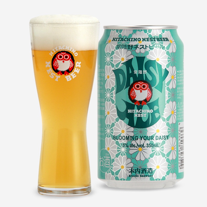 [限定]常陸野ネストビール デイジー入り 8缶セット