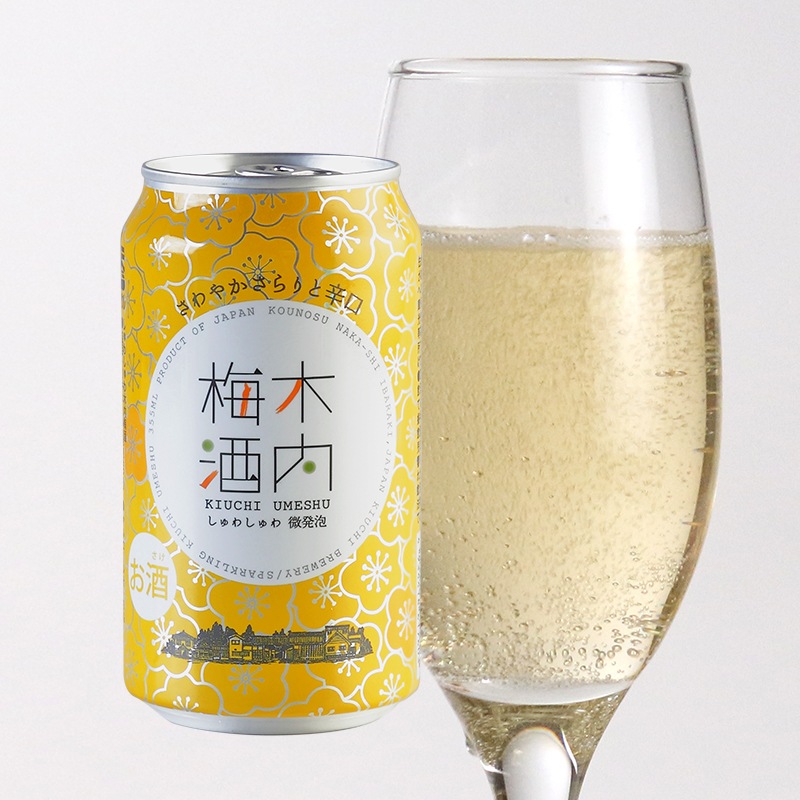 しゅわしゅわ木内梅酒 355ml缶 24本セット
