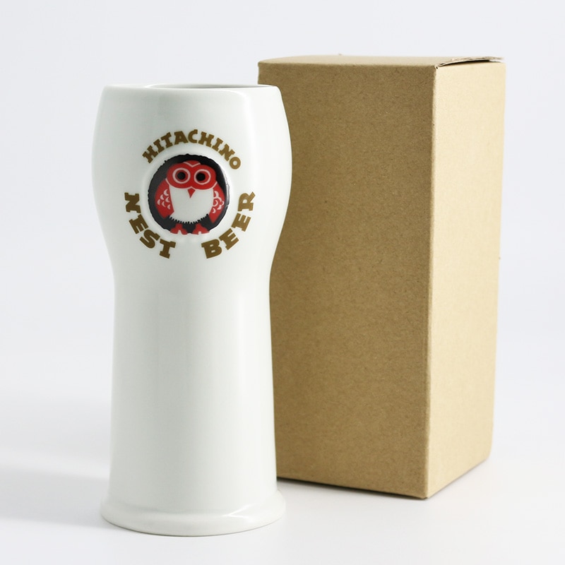 ヒグマ牙　B 常陸野ネストビール 陶器製ビアマグ