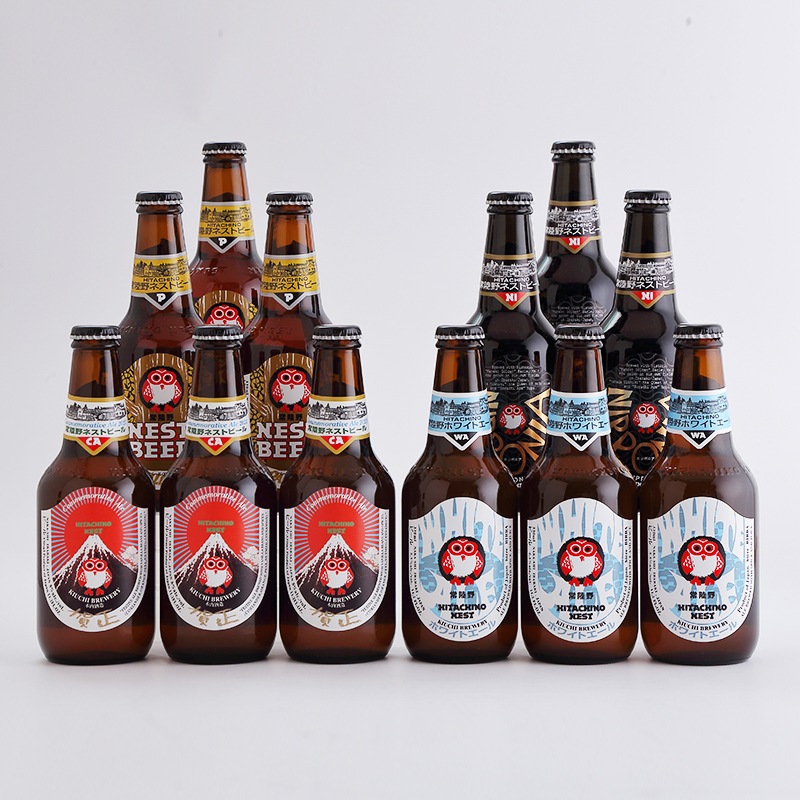 【冬季限定】常陸野ネストビール 賀正エール2026入り 4種飲み比べ 12本セット