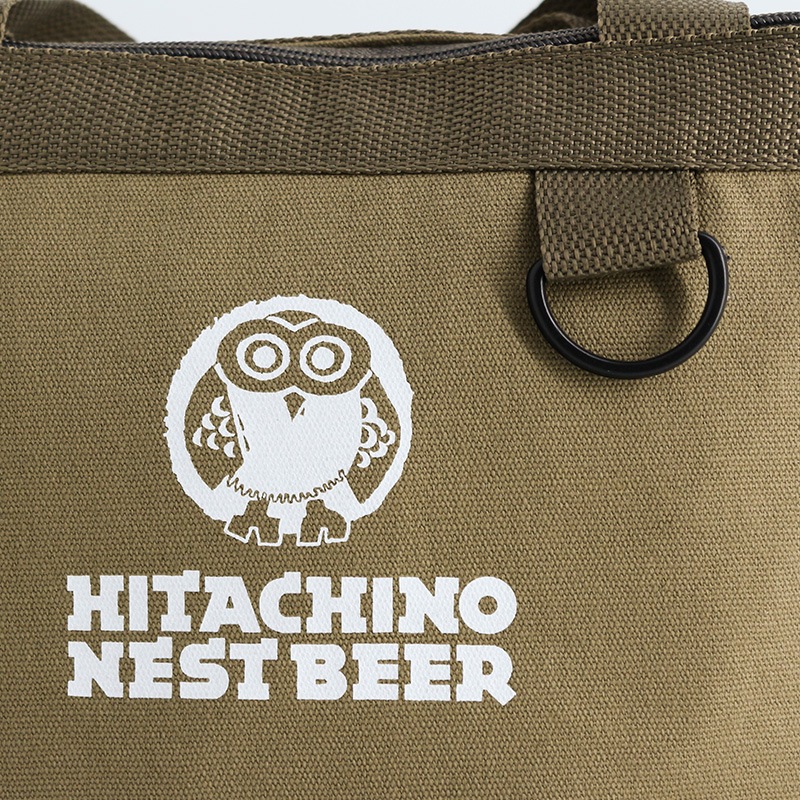 常陸野ネストビール 保冷バッグ カーキ